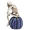 11&#x22; LED Skeleton on Purple Galaxy Pumpkin